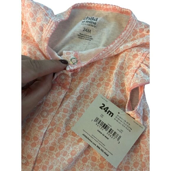 Carter’s Child of Mine Elephant One Piece Outfit - Picture 3 of 12